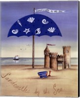 Sandcastles By The Sea Fine Art Print