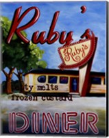 Ruby's Diner Fine Art Print