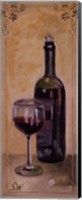 Red Wine With Glass Fine Art Print