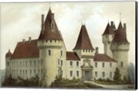 Petite French Chateaux I Giclee
