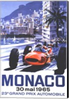 Grand Prix Monaco 30 Mai 1965 Fine Art Print