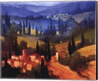 Tuscan Valley View Fine Art Print