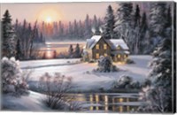Winter Sunset Fine Art Print