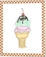 Ice Cream Parlor I Fine Art Print