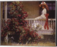Philip leslie Hale - The Crimson Rambler Fine Art Print