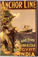 Gibraltar and India II Fine Art Print