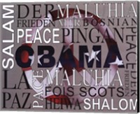 Obama - Peace Fine Art Print