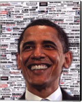 Obama - Headlines Fine Art Print