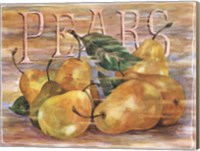 Fruit Stand Pears Fine Art Print