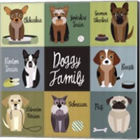 Doggy Family Fine Art Print