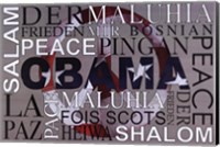 Obama Peace Wall Poster