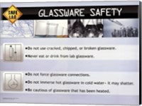 Glassware Safety Wall Poster