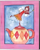 Harlequin Teapot Fairy Fine Art Print