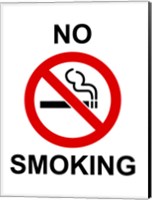 No Smoking - sign Fine Art Print