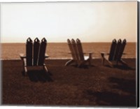 Adirondack Chairs II - mini Fine Art Print