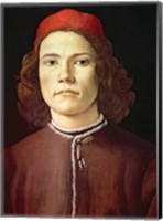 Portrait of a Young Man, c.1480-85 Fine Art Print