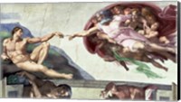 Sistine Chapel Ceiling (1508-12): The Creation of Adam, 1511-12 Fine Art Print