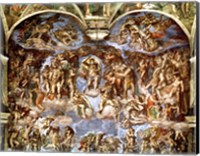 Sistine Chapel: The Last Judgement, 1538-41 Fine Art Print