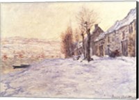 Lavacourt under Snow, c.1878-81 Fine Art Print