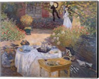 The Luncheon: Monet's garden at Argenteuil, c.1873 Fine Art Print