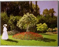 Jeanne Marie Lecadre in the Garden, 1866 Fine Art Print