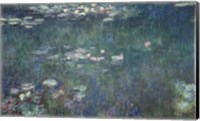 Waterlilies: Green Reflections, 1914-18 Fine Art Print