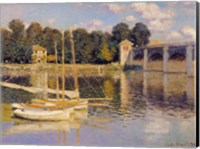 The Bridge at Argenteuil, 1874 Fine Art Print