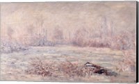 Frost near Vetheuil, 1880 Fine Art Print