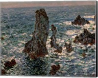 The Rocks at Belle-Ile, 1886 Fine Art Print