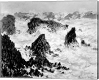 The Rocks of Belle-Ile, 1886 Fine Art Print