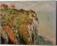 Cliff at Dieppe, 1882 Fine Art Print