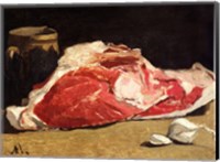Still Life, the Joint of Meat, 1864 Fine Art Print