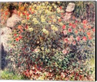 Women in the Flowers, 1875 Fine Art Print