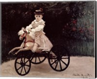 Jean Monet on his Hobby Horse, 1872 Fine Art Print