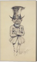 Groom in a top hat, 1857 Fine Art Print