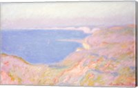 On the Cliffs near Dieppe, Sunset, 1897 Fine Art Print