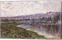 The Seine and the Hills of Chantemsle, 1880 Fine Art Print