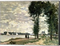 The Banks of the Seine at Argenteuil, 1872 Fine Art Print