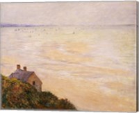 The Hut at Trouville, Low Tide, 1881 Fine Art Print