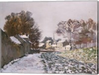 Snow at Argenteuil, c.1874 Fine Art Print
