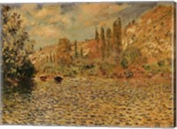 The Seine at Vetheuil Fine Art Print