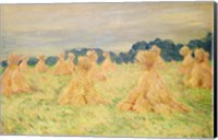 The Small Haystacks, 1887 Fine Art Print