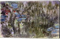 Waterlilies with Reflections of Willows, c.1920 Fine Art Print