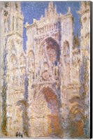 Rouen Cathedral, West Facade, Sunlight, 1894 Fine Art Print