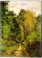 Wooded Path, 1865 Fine Art Print