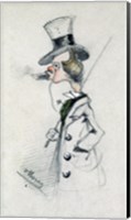 Dandy with a Cigar, 1857 Fine Art Print