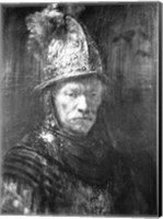 Portrait of a Man with a Golden Helmet, 1648 Fine Art Print
