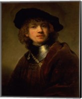 'Tronie' of a Young Man with Gorget and Beret, c.1639 Fine Art Print