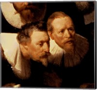 The Anatomy Lesson of Dr. Nicolaes Tulp, 1632 (two viewers detail) Fine Art Print