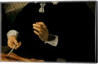 The Anatomy Lesson of Dr. Nicolaes Tulp, 1632 (hands detail) Fine Art Print